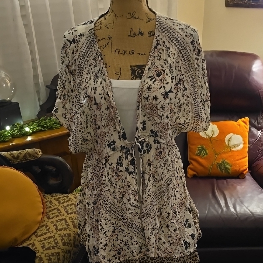 BILLABONG Floral Kimono Cardigan